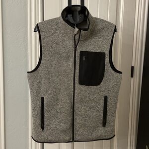 Beverly Hills Polo Club Charcoal and Ebony Men's Vest